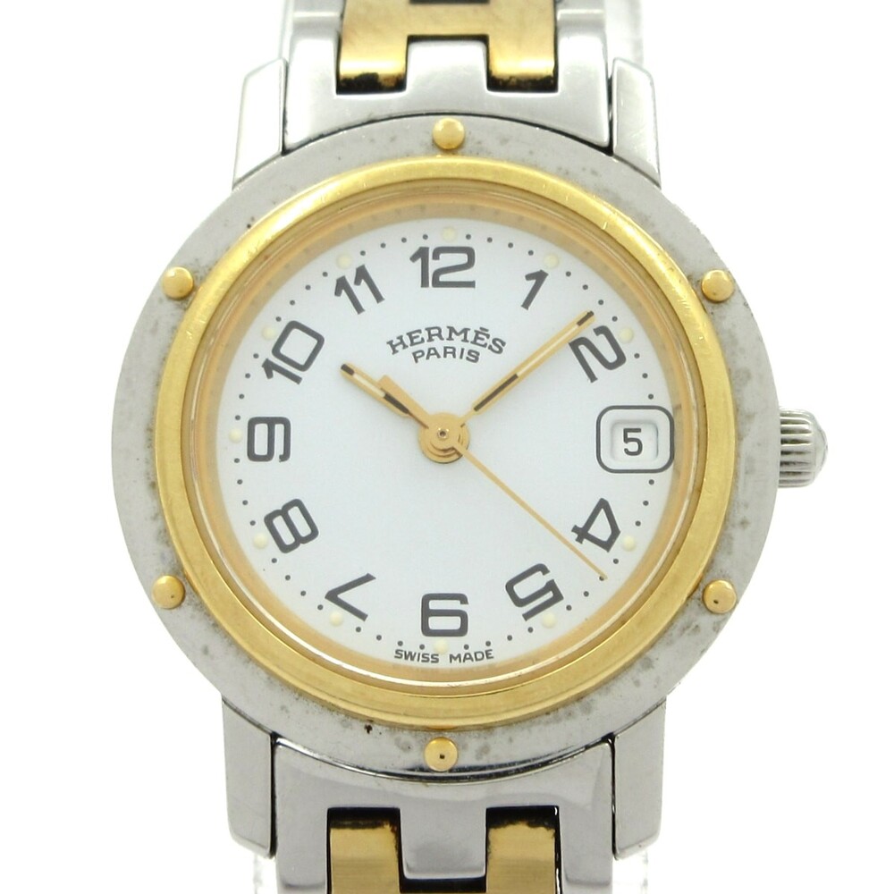 Hermes Clipper 9***** Silver Gold #337522H95B